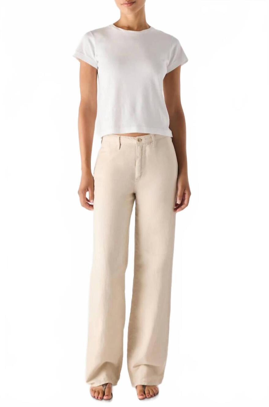 NEW AMO emma wide leg pants in dove